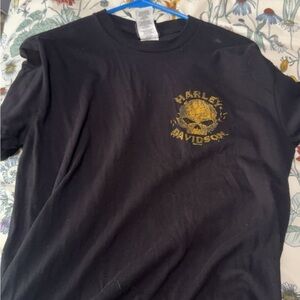 Harley-Davidson Black Tee w/ Skull